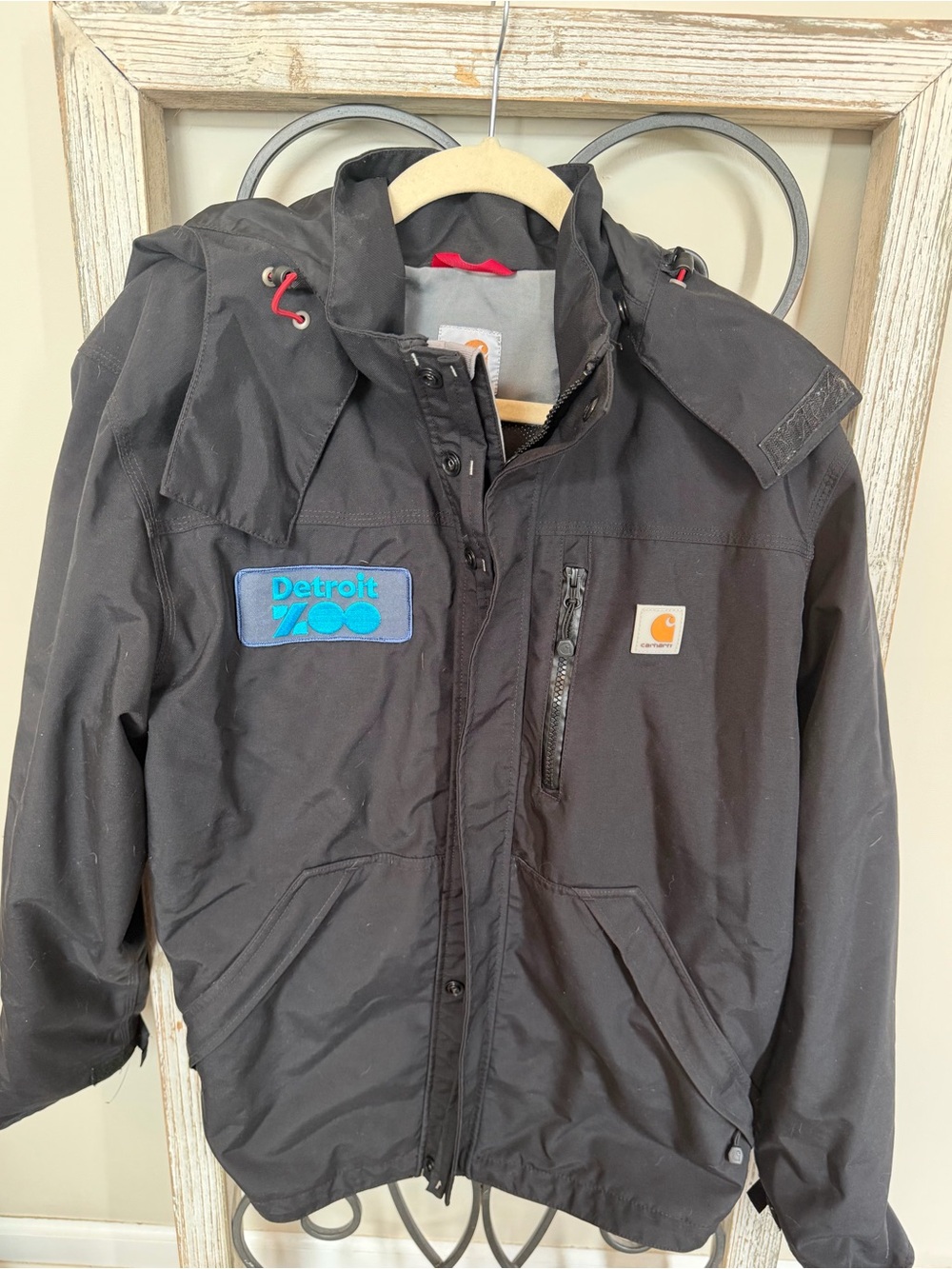 Carhartt Shoreline Storm Defender Waterproof Jacket Detroit Zoo Hooded Men’s M